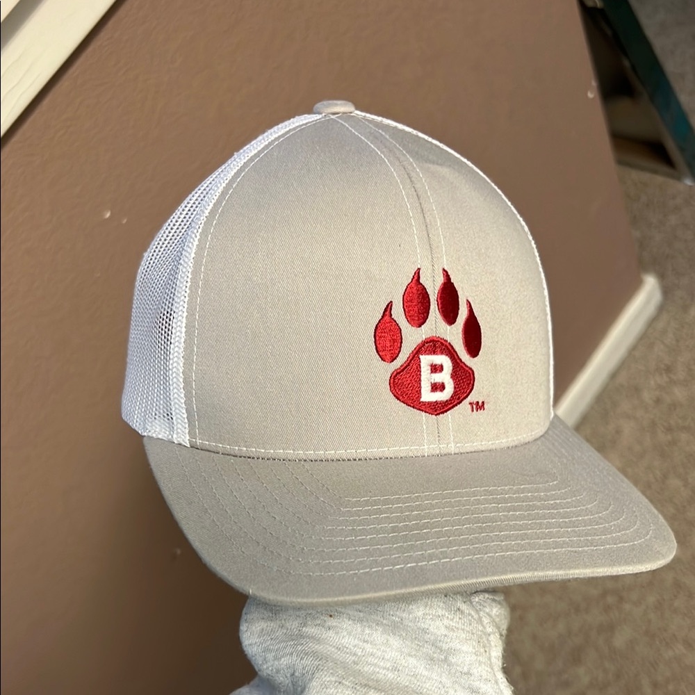 Bates College Logo Sporty Trucker Hat